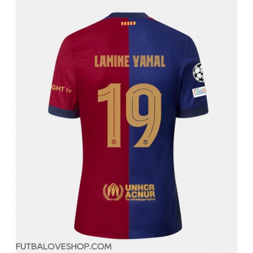 Dres Barcelona Lamine Yamal #19 Domáci 2024-25 Krátky Rukáv